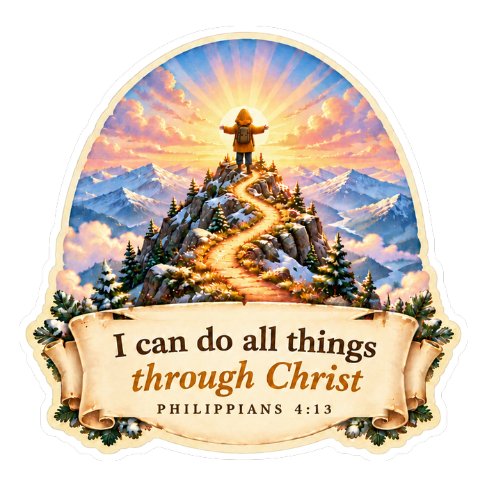 I can do all things through Christ sticker